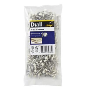 Image of Diall UPVC nail (L)30mm (Dia)2mm 120g Pack