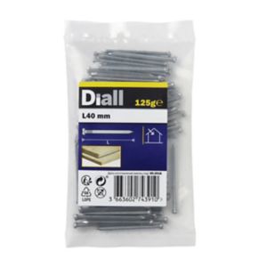 Image of Diall Oval nail (L)40mm 120g Pack