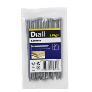 Image of Diall Oval nail (L)65mm 120g Pack