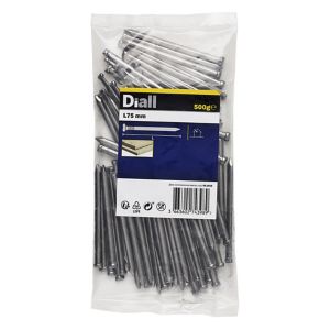 Image of Diall Oval nail (L)75mm 500g Pack