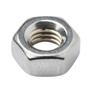 Image of Diall M6 Stainless steel Lock Nut Pack of 10