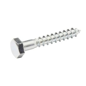 Image of Diall Zinc-plated Carbon steel Coach screw (L)50mm Pack of 200