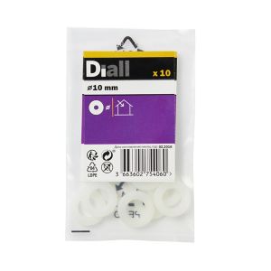 Image of Diall M10 Nylon Washer Pack of 10