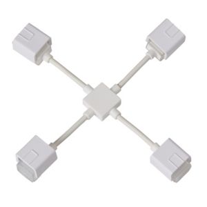 Image of Colours Hailey LED Strip light cross connector IP65
