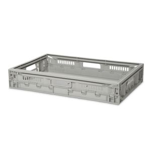 Image of Form Foldie Heavy duty Light grey 21L Storage crate