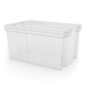 Image of Form Xago Heavy duty Clear 51L Stackable Storage box