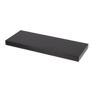 Image of Form Cusko Gloss black Floating shelf (L)600mm (D)235mm