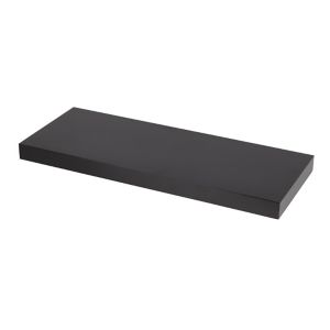 Image of Form Cusko Gloss black Floating shelf (L)800mm (D)235mm