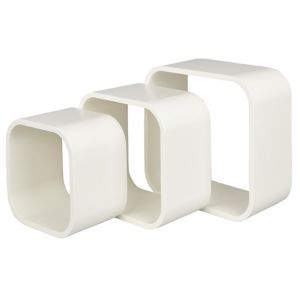 Image of Form Cusko White Cube Shelf (D)155mm Set of 3