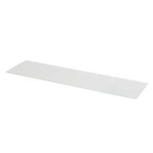 Image of Form Eono White Glass Shelf (L)600mm (D)150mm