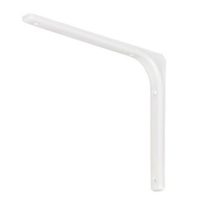 Image of Form Alchimy White Painted Steel Shelving bracket (H)300mm (D)350mm