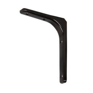 Image of Form Alchimy Black Steel Shelf bracket (D)150mm
