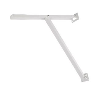 Image of Form Ceton White Painted Steel Shelving bracket (H)348.2mm