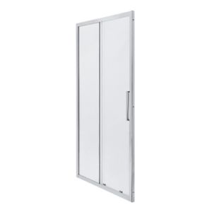 Image of Cooke & Lewis Zilia Clear Sliding Shower Door (W)1200mm