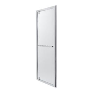 Image of Cooke & Lewis Zilia Clear Half open pivot Shower Door (W)800mm