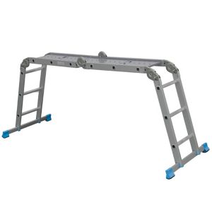 Mac Allister 4-Way 12 Tread Folding Combination Ladder