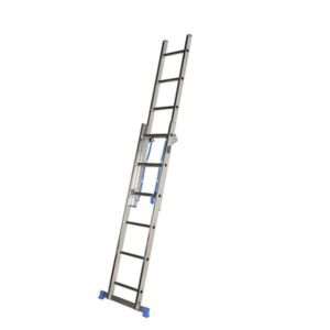 Image of Mac Allister 3-way 12 tread Combination Ladder