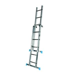 Image of Mac Allister 3-way 11 tread Combination Ladder