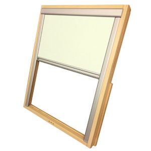 Image of Beige Blackout Roof window blind (W)78cm (L)98cm