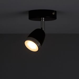 Image of Apheliotes Black Mains-powered Spotlight