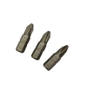 Image of Universal Phillips Screwdriver bits 25mm Pack of 3