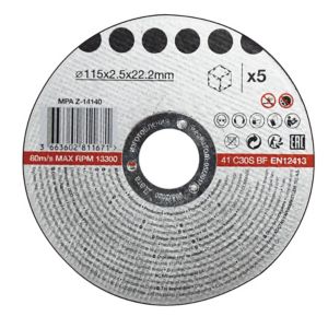 Image of Stone Cutting disc (Dia)115mm Pack of 5