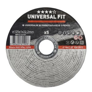 Image of Universal Metal Cutting disc (Dia)125mm Pack of 5