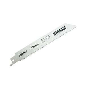 Image of Erbauer Universal fitting Reciprocating saw blade S922HF 150mm Pack of 2