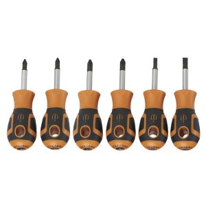 Image of Magnusson 6 Piece Stubby Mixed Screwdriver set