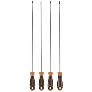 Image of Magnusson 4 Piece Long reach Mixed Screwdriver set