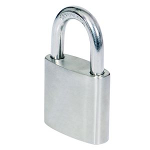 Image of Smith & Locke Stainless steel Cylinder Open shackle Padlock (W)40mm