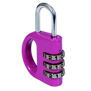 Image of Smith & Locke Master lock Zinc & Steel Open shackle Combination Padlock (W)32mm