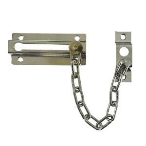 Image of Smith & Locke TT4000 Chrome effect Steel Door chain (L)195mm
