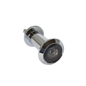 Image of Smith & Locke Chrome-plated Galvanised Zinc alloy 180° Door viewer (Dia)25.9mm