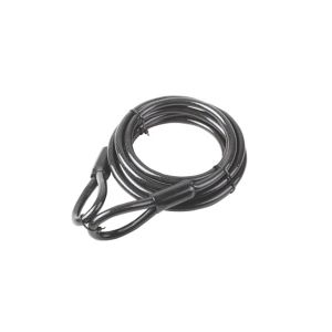 Image of Smith & Locke Black Braided steel Security cable (L)1.5m (Dia)8mm