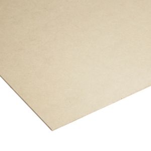 Image of Cut Hardboard Smooth Brown Softwood Hard board Board (L)1.83m (W)0.61m (T)3mm