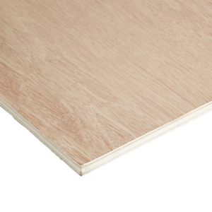 Image of Smooth Hardwood Plywood Board (L)2.44m (W)1.22m (T)12mm