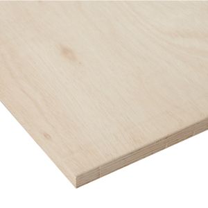 Image of Smooth Brown Hardwood Plywood Board (L)2.44m (W)1.22m (T)15mm