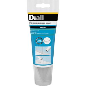 Image of Diall Mould resistant Translucent Kitchen & bathroom Silicone-based Sanitary sealant 150ml