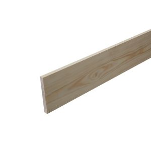 Cheshire Mouldings Smooth Square Edge Pine Stripwood (L)2.4M (W)92mm (T)10.5mm
