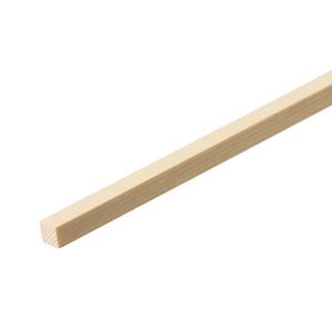 Image of Smooth Square edge Pine Stripwood (L)2.4m (W)15mm (T)15mm