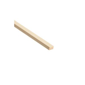 Image of Smooth Square edge Pine Stripwood (L)0.9m (W)11mm (T)6mm