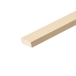 Image of Smooth Square edge Pine Stripwood (L)0.9m (W)46mm (T)15mm