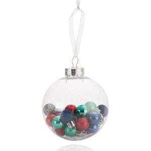Image of Multicolour Mini bauble filled Bauble