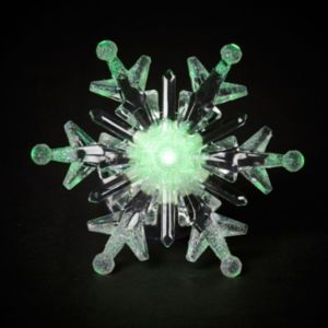 Image of Battery operated Colour changing light function Snowflake Silhouette