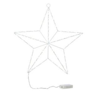Image of Battery operated Static light function 3D wire Silhouette