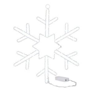 Image of Battery operated Static light function Wire snowflake Silhouette