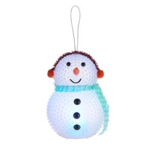 Image of Battery operated Colour changing light function Snowman Silhouette