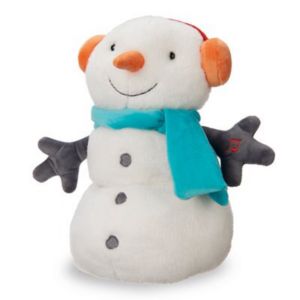 Image of Battery operated LED musical snowman Christmas animation