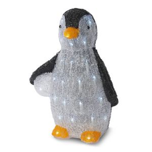 Image of Battery operated Movement activated integrated sensor which switches on music static light function 3D musical penguin
